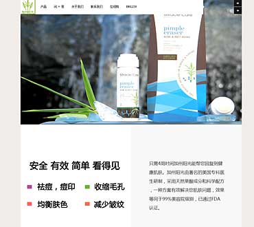 美國加州陽深圳網站站模版